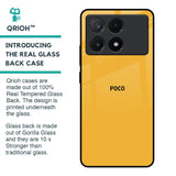 Fluorescent Yellow Glass case for Poco X6 Pro 5G