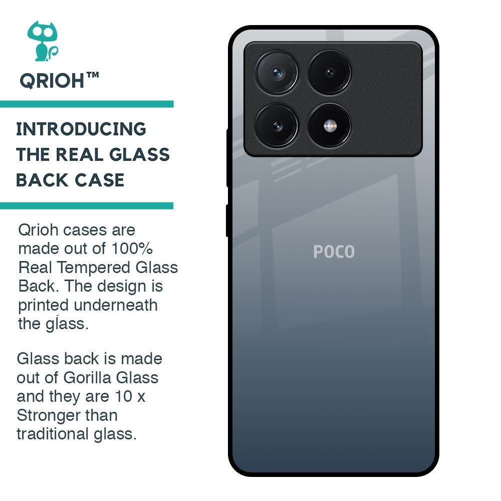 Dynamic Black Range Glass Case for Poco X6 Pro 5G