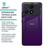 Dark Purple Glass Case for Poco X6 Pro 5G