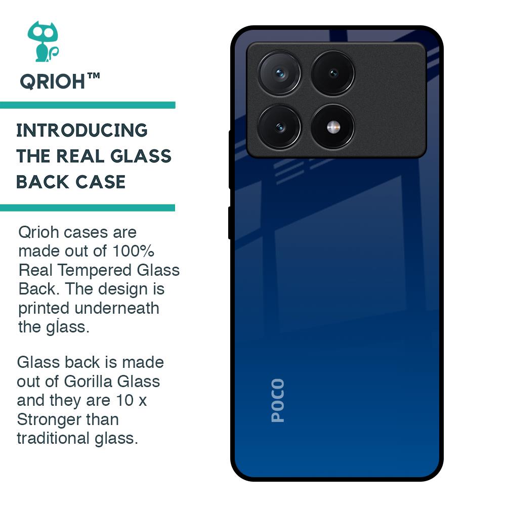 Very Blue Glass Case for Poco X6 Pro 5G