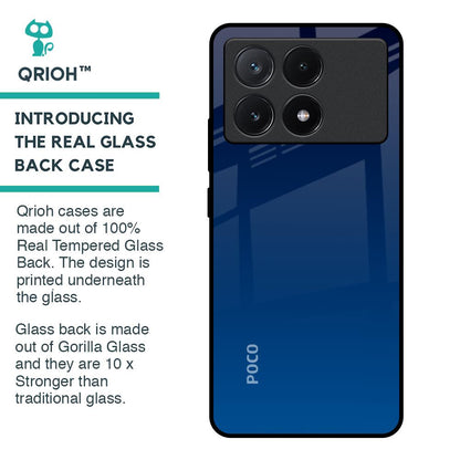 Very Blue Glass Case for Poco X6 Pro 5G