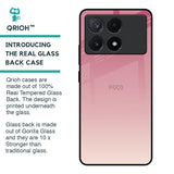 Blooming Pink Glass Case for Poco X6 Pro 5G