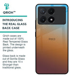 Rich Brown Glass Case for Poco X6 Pro 5G