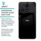 Jet Black Glass Case for Poco X6 Pro 5G
