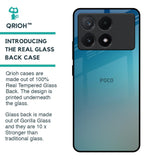 Sea Theme Gradient Glass Case for Poco X6 Pro 5G