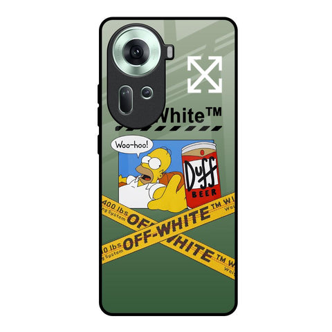 Duff Beer Oppo Reno11 5G Glass Back Cover Online