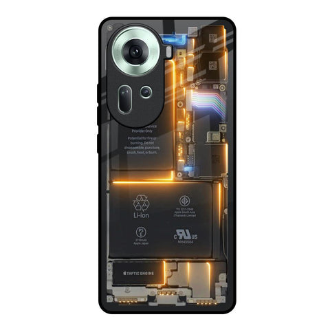 Glow Up Skeleton Oppo Reno11 5G Glass Back Cover Online