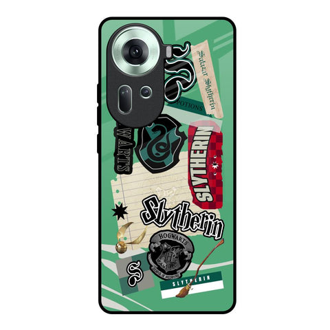Slytherin Oppo Reno11 5G Glass Back Cover Online