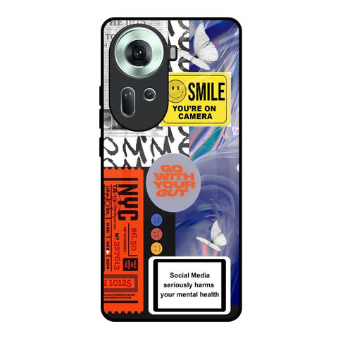 Smile for Camera Oppo Reno11 5G Glass Back Cover Online