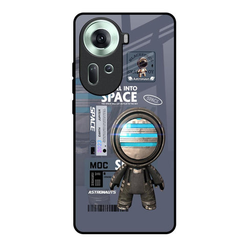 Space Travel Oppo Reno11 5G Glass Back Cover Online