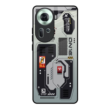 Techno Vibes Oppo Reno11 5G Glass Back Cover Online