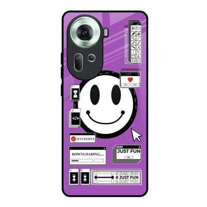 Code with Smile Oppo Reno11 5G Glass Back Cover Online