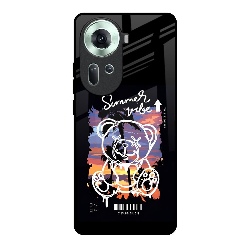Summer Vibe Oppo Reno11 5G Glass Back Cover Online