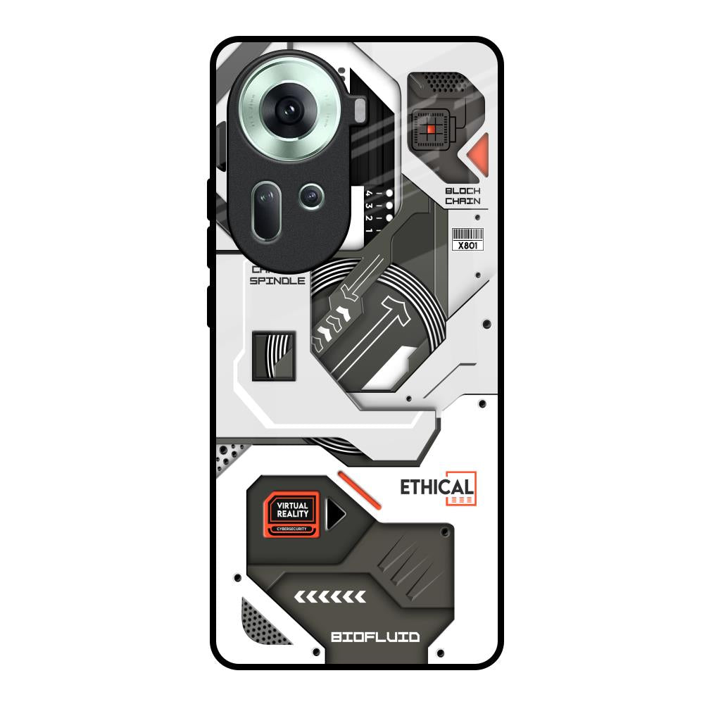 Explore Circuit Oppo Reno11 5G Glass Back Cover Online