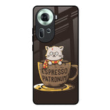 Tea With Kitty Oppo Reno11 5G Glass Back Cover Online