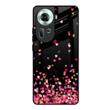 Heart Rain Fall Oppo Reno11 5G Glass Back Cover Online