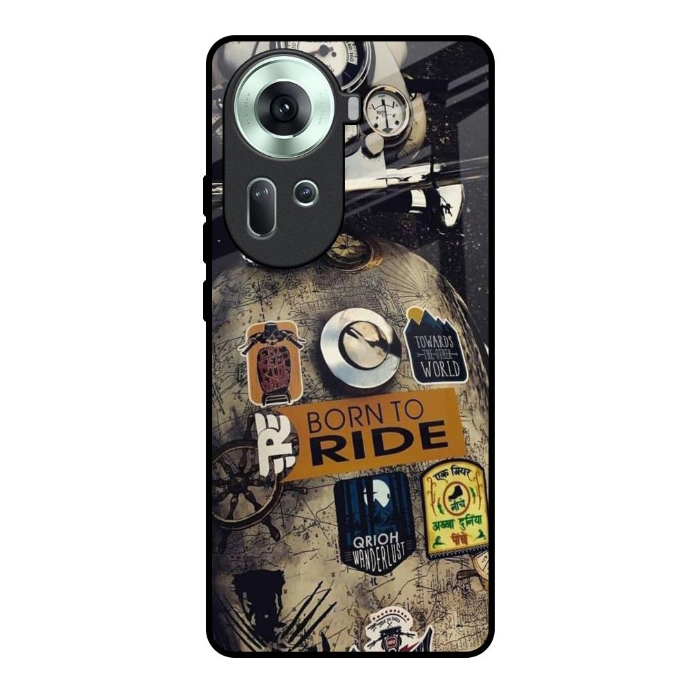 Ride Mode On Oppo Reno11 5G Glass Back Cover Online