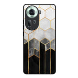 Tricolor Pattern Oppo Reno11 5G Glass Back Cover Online