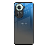 Blue Grey Ombre Oppo Reno11 5G Glass Back Cover Online