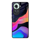 Colorful Fluid Oppo Reno11 5G Glass Back Cover Online