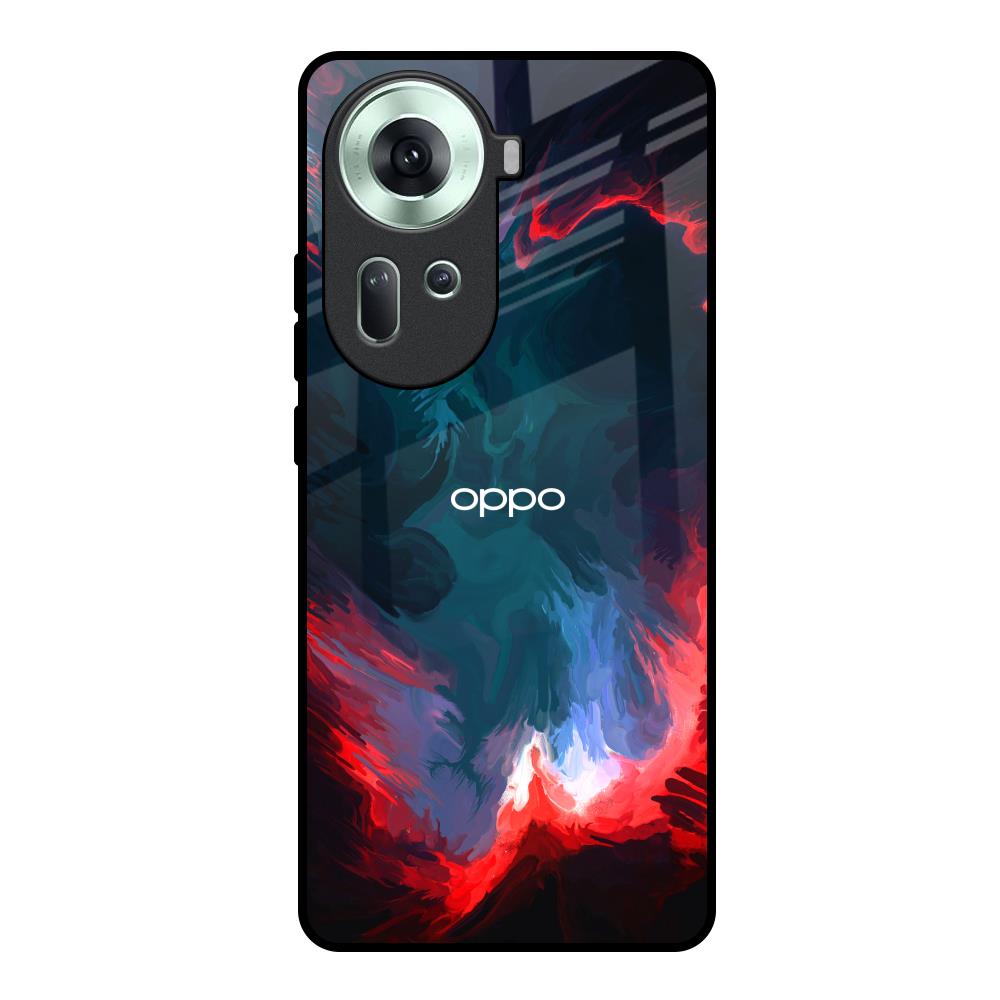 Brush Art Oppo Reno11 5G Glass Back Cover Online
