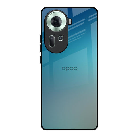 Sea Theme Gradient Oppo Reno11 5G Glass Back Cover Online