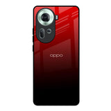 Maroon Faded Oppo Reno11 5G Glass Back Cover Online