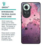 Space Doodles Glass Case for Oppo Reno11 5G