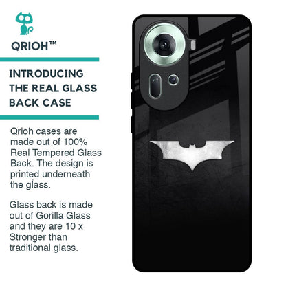 Super Hero Logo Glass Case for Oppo Reno11 5G