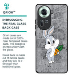 Cute Baby Bunny Glass Case for Oppo Reno11 5G
