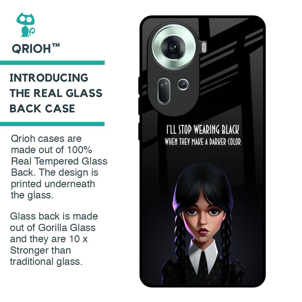 Aesthetic Digital Art Glass Case for Oppo Reno11 5G