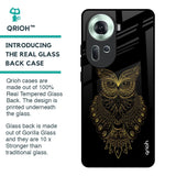 Golden Owl Glass Case for Oppo Reno11 5G