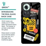 Danger Signs Glass Case for Oppo Reno11 5G
