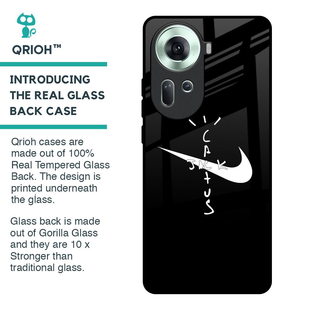 Jack Cactus Glass Case for Oppo Reno11 5G