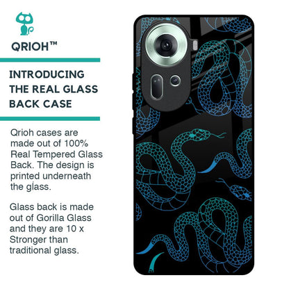 Serpentine Glass Case for Oppo Reno11 5G