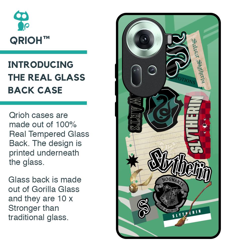 Slytherin Glass Case for Oppo Reno11 5G