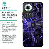 Techno Color Pattern Glass Case For Oppo Reno11 5G