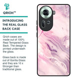 Diamond Pink Gradient Glass Case For Oppo Reno11 5G