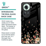 Floating Floral Print Glass Case for Oppo Reno11 5G