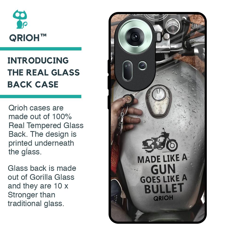 Royal Bike Glass Case for Oppo Reno11 5G