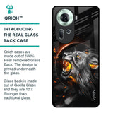 Aggressive Lion Glass Case for Oppo Reno11 5G
