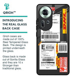Cool Barcode Label Glass Case For Oppo Reno11 5G