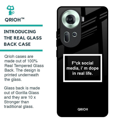 Dope In Life Glass Case for Oppo Reno11 5G