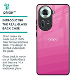 Pink Ribbon Caddy Glass Case for Oppo Reno11 5G