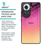 Geometric Pink Diamond Glass Case for Oppo Reno11 5G