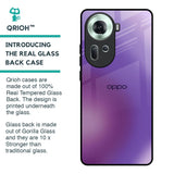 Ultraviolet Gradient Glass Case for Oppo Reno11 5G