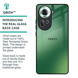 Green Grunge Texture Glass Case for Oppo Reno11 5G