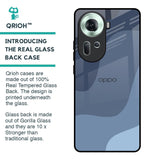 Navy Blue Ombre Glass Case for Oppo Reno11 5G