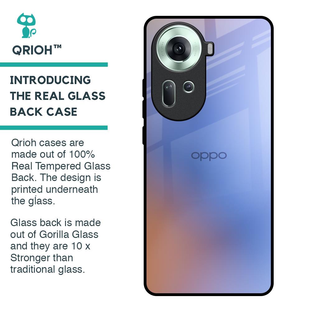 Blue Aura Glass Case for Oppo Reno11 5G