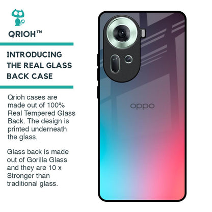 Rainbow Laser Glass Case for Oppo Reno11 5G
